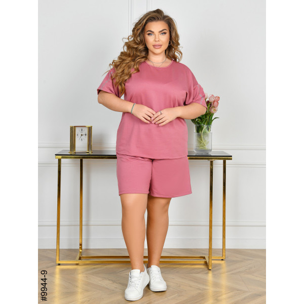 9944-9 Спортивний костюм жіночий двонитка батал (4 од: 54,56,58,60)