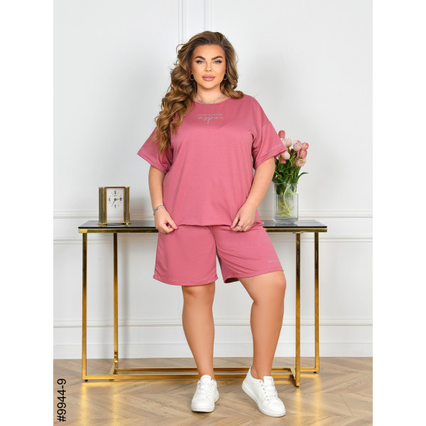 9944-9 Спортивний костюм жіночий двонитка батал (4 од: 54,56,58,60)