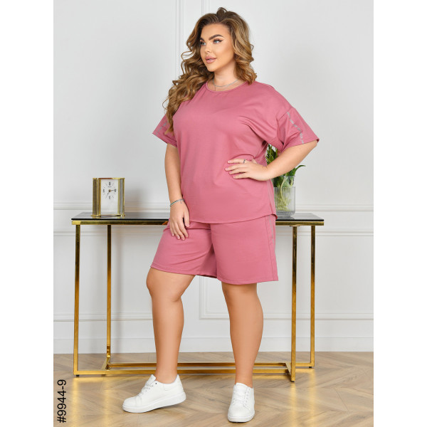 9944-9 Спортивний костюм жіночий двонитка батал (4 од: 54,56,58,60)