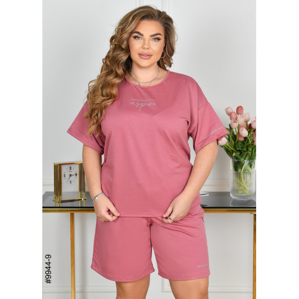 9944-9 Спортивний костюм жіночий двонитка батал (4 од: 54,56,58,60)