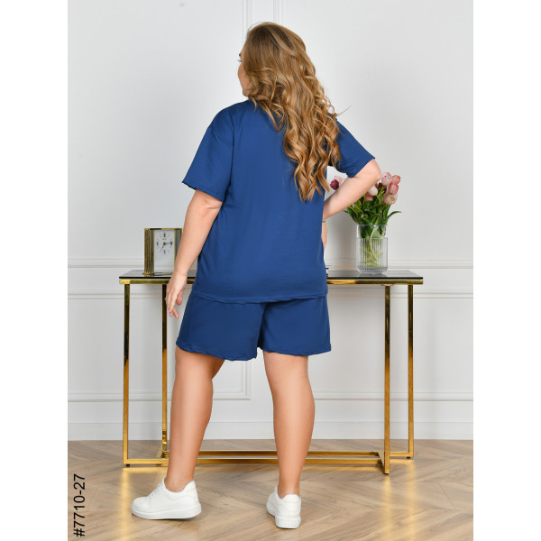 7710-27 Спортивний костюм жіночий турецька двонитка батал (3 од: 54,56,58)