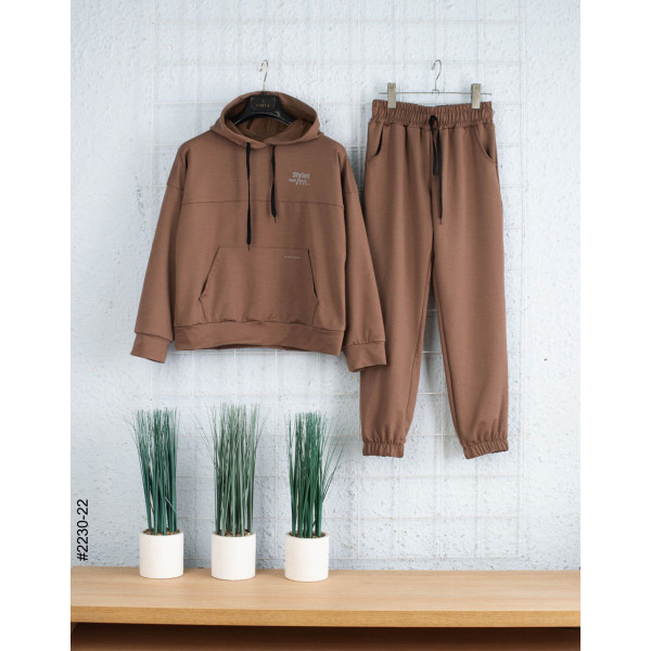 2230-22 Спортивний костюм двонитка підліток (4 од: 36,38,40,42)