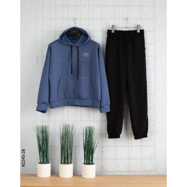 2240-28 Спортивний костюм двонитка підліток (4 од: 36,38,40,42)