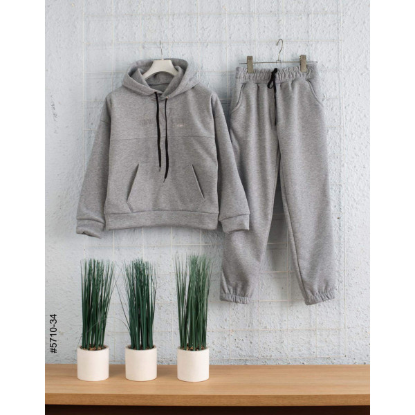 5710-34 Спортивний костюм тринитка на флісі підліток (4 од: 36,38,40,42)