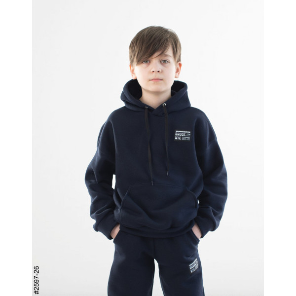 2597-26 Спортивний костюм тринитка на флісі підліток (4 од: 36,38,40,42)