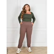 1160-23 Спортивні штани жіночі турецька двунитка батал (4 од: 54,56,58,60)