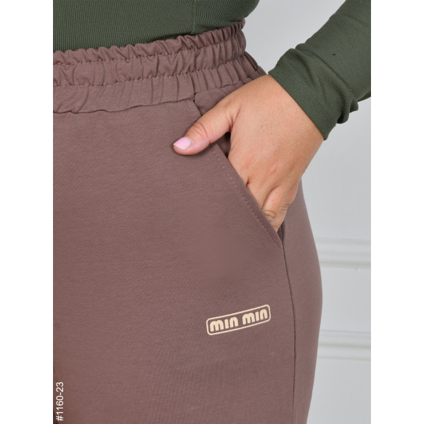 1160-23 Спортивні штани жіночі турецька двунитка батал (4 од: 54,56,58,60)