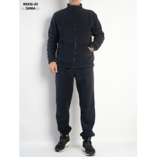 9950-26 Спортивний костюм чоловічий на манжеті щільний фліс норма (4 од: 48,50,52,54)