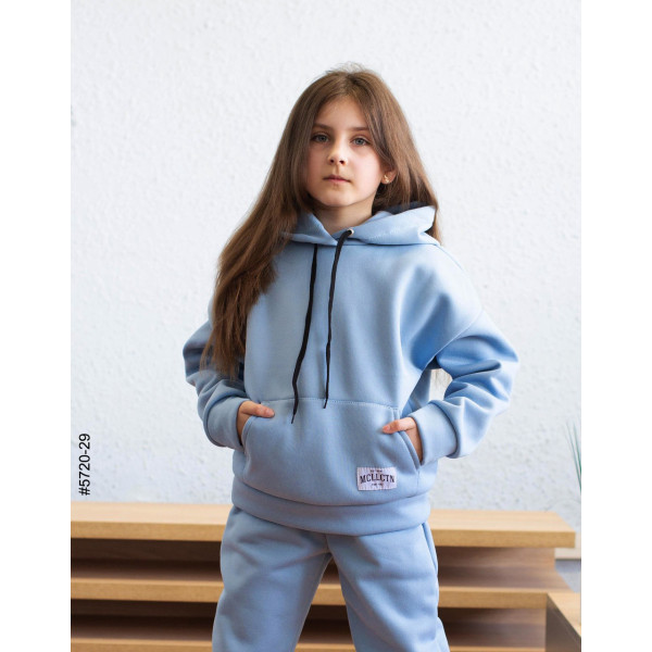 5720-29 Спортивний костюм тринитка на флісі підліток (4 од: 36,38,40,42)