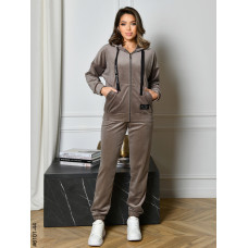 6101-44 Спортивний костюм жіночий на блискавці велюр норма (5 од: 44,46,48,50,52)