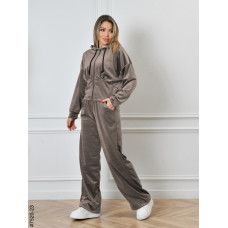 7520-23 Спортивний костюм жіночий на блискавці велюр норма (4 од: 44,46,48,50)