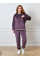 8383-10 Спортивний костюм жіночий на блискавці велюр напівбатал (4 од: 48,50,52,54)