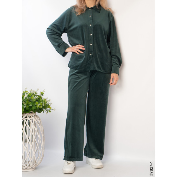 7827-1 Костюм жіночий велюр (4 од: 44,46,48,50)