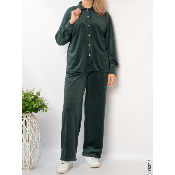 7827-1 Костюм жіночий велюр (4 од: 44,46,48,50)