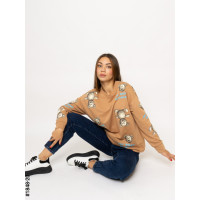 1848-20 Жіночий батнік з принтом норма (3 од: S-M, M-L, L-XL)