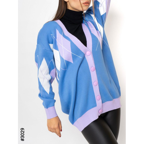 3029-28 Жіночий кардиган напівбатал (1 од: 44-52 | універсальний)