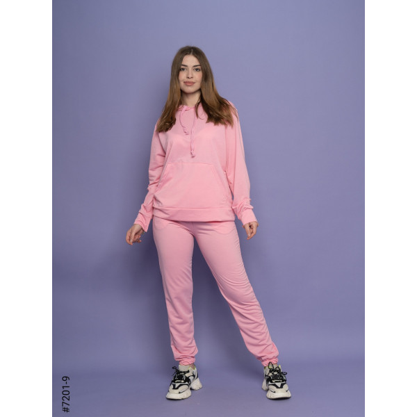 7201-9 Спортивний костюм жін кенгуру батал (4 од.: M, L, XL, 2XL)