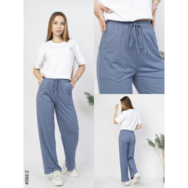 588-2 Штани жіночі літні прямі норма (5 од: 25-30)