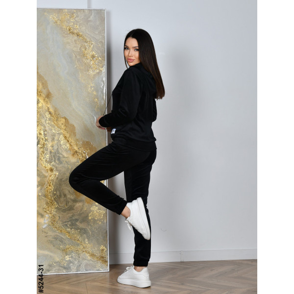 5244-31 Спортивний костюм жіночий на блискавці велюр норма (5 од: 44,46,48,50,52)