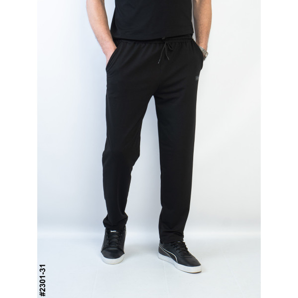 2301-31 Спортивні штани чоловічі прямі двунитка батал (5 од: 50,52,54,56,58)