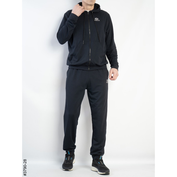 3790-28 Спортивний костюм чоловічий на манжеті двонитка норма (5 од: 48,50,52,54,56)