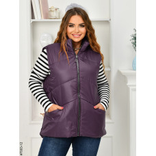 7003-12 Жилетка жіноча на холофайбері батал (3 од: 54,56,58)