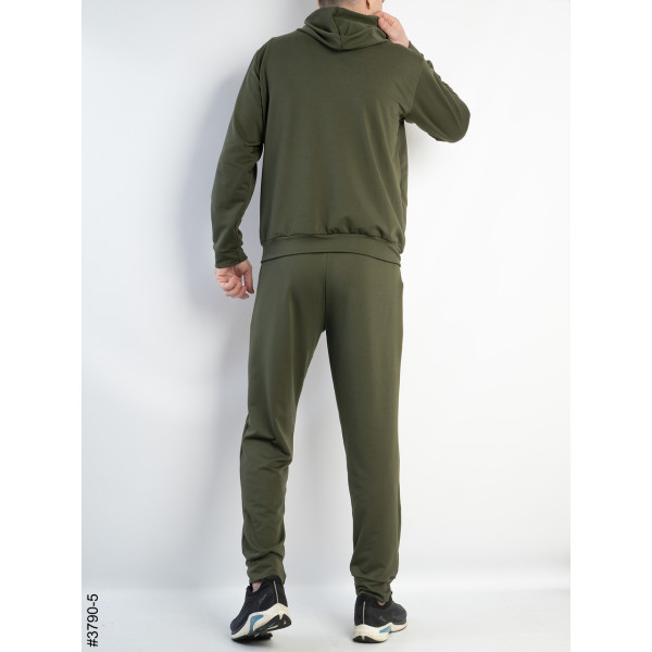 3790-5 Спортивный костюм мужской на манжете двунитка норма (5 ед: 48,50,52,54,56)