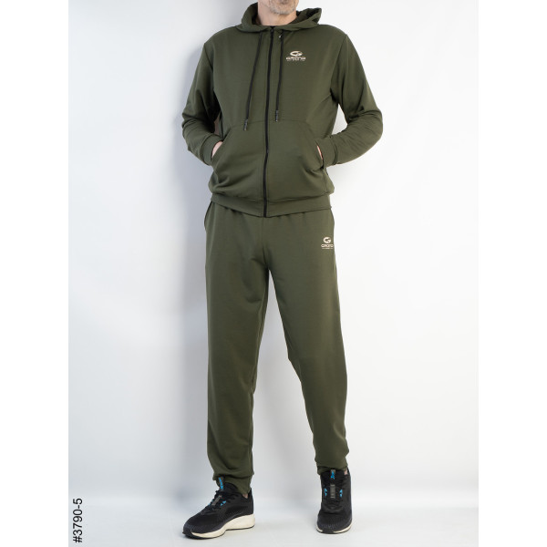 3790-5 Спортивный костюм мужской на манжете двунитка норма (5 ед: 48,50,52,54,56)
