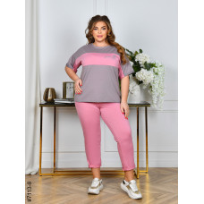 7113-8 Спортивний костюм жіночий двунитка батал (5 од: 52,54,56,58,60)