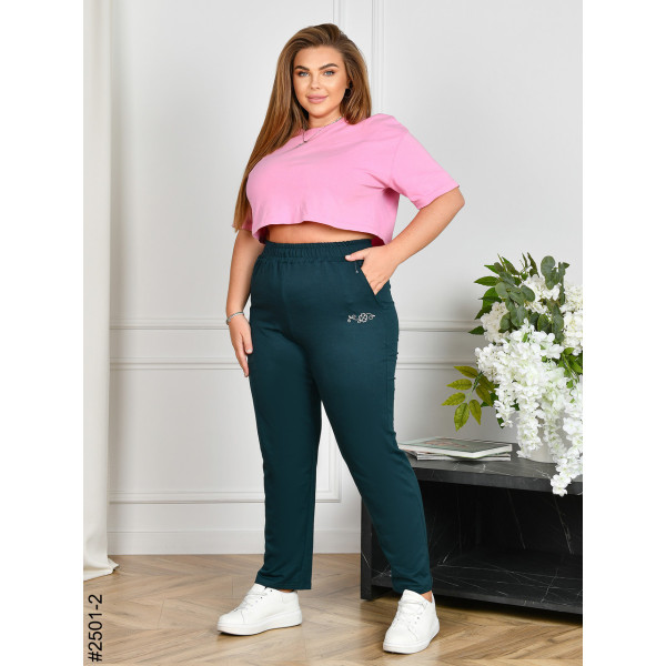 2501-2 Спортивні штани жіночі двонитка батал (4 од: 54,56,58,60)