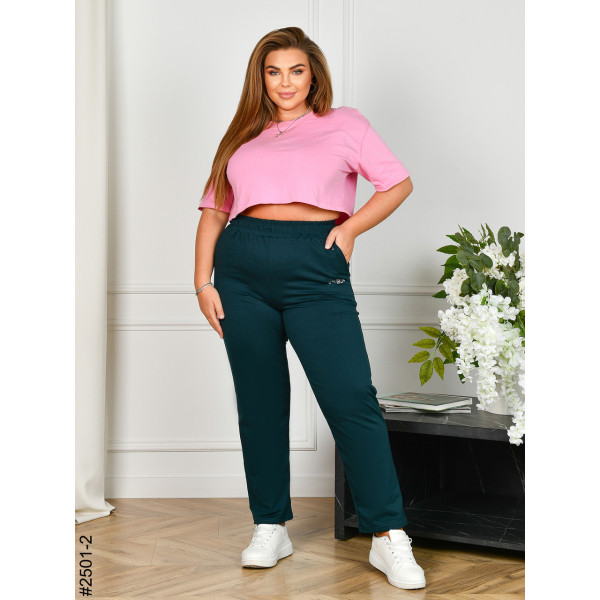 2501-2 Спортивні штани жіночі двонитка батал (4 од: 54,56,58,60)
