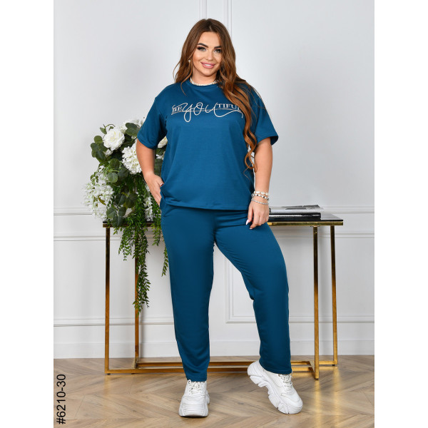 6210-30 Спортивний костюм жіночий двонитка батал (4 од: 54,56,58,60)