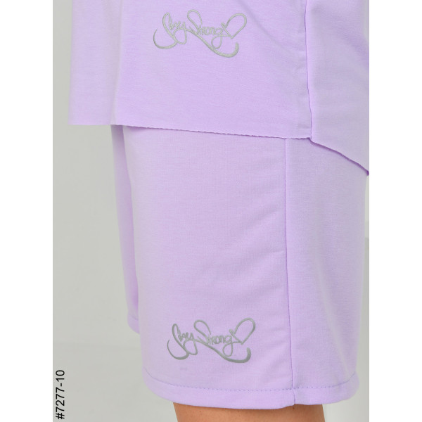 7277-10 Спортивний костюм жіночий двонитка напівбатал (4 од: 48,50,52,54)