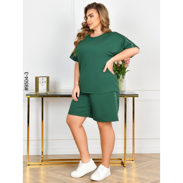 9504-3 Спортивний костюм жіночий двонитка батал (4 од: 54,56,58,60)