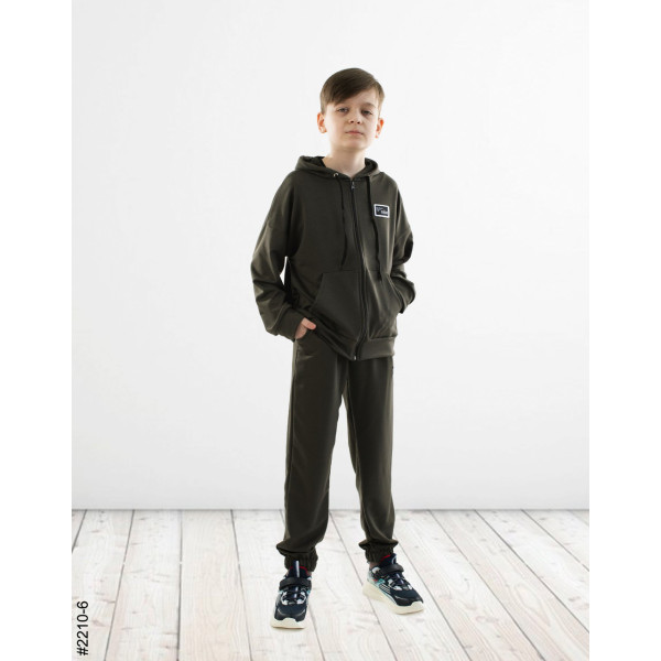 2210-6 Спортивний костюм на блискавці двонитка підліток (4 од: 36,38,40,42)