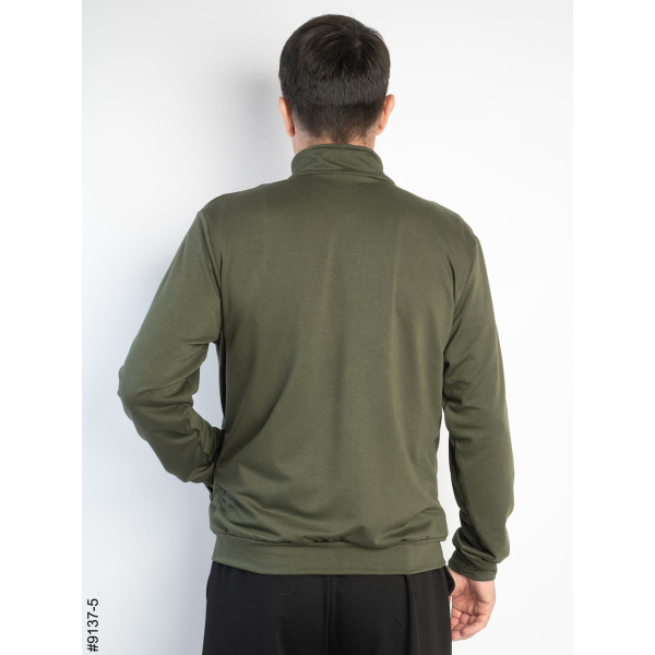 9137-5 Толстовка чоловіча на блискавці двонитка (5 од: 48,50,52,54,56)