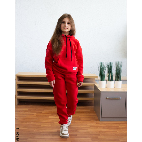 5720-15 Спортивний костюм тринитка на флісі підліток (4 од: 36,38,40,42)
