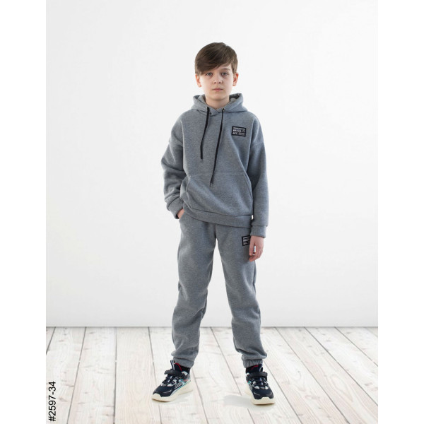 2597-34 Спортивний костюм тринитка на флісі підліток (4 од: 36,38,40,42)