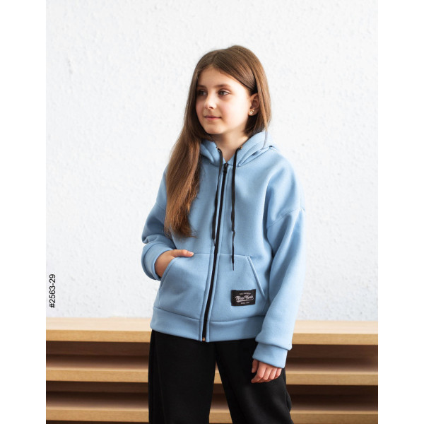 2563-29 Спортивний костюм тринитка на флісі підліток (4 од: 36,38,40,42)