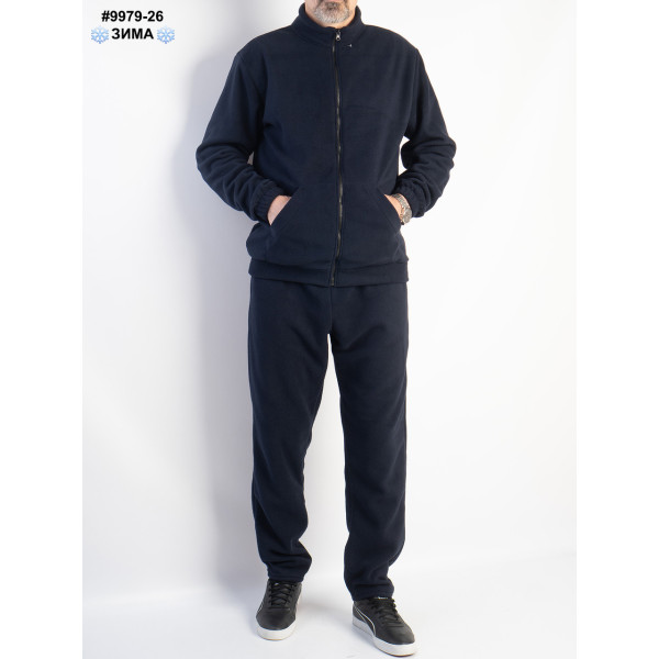 9979-26 Спортивный костюм мужской прямые брюки polar флис норма (4 ед: 48,50,52,54)