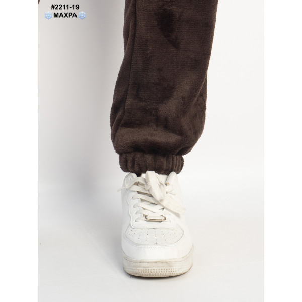 2211-19 Костюм-піжама жіночий махра напівбатал (3 од: 44-46,48-50,52-54)