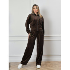 7520-19 Спортивний костюм жіночий на блискавці велюр норма (4 од: 44,46,48,50)