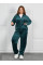 8845-2 Спортивний костюм жіночий на блискавці велюр батал (4 од: 54,56,58,60)