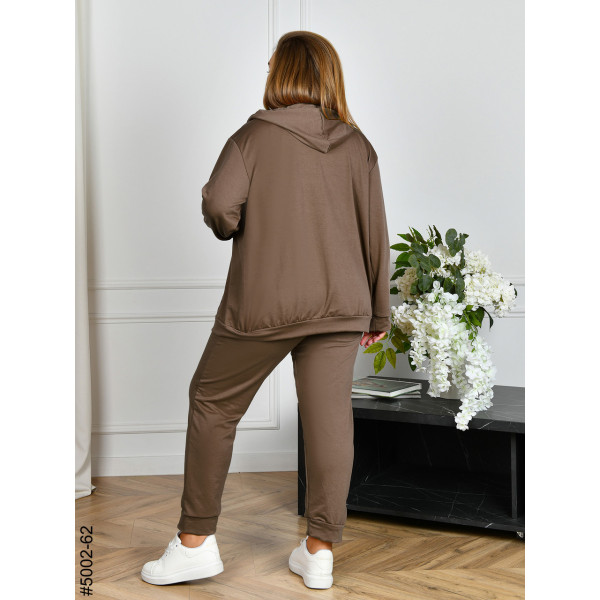 5002-62 Спортивний костюм жіночий двонитка на блискавці батал (4 од: 50,52,54,56)