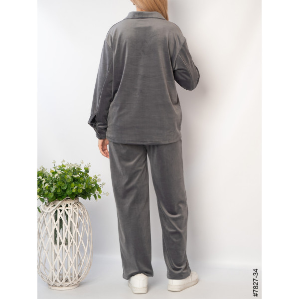 7827-34 Костюм жіночий велюр (4 од: 44,46,48,50)