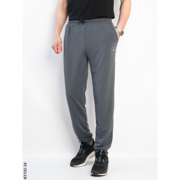 3100-34 Спортивні штани чоловічі на манжеті двунитка норма (4 од: 48,50,52,54)