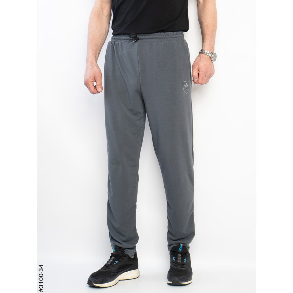 3100-34 Спортивні штани чоловічі на манжеті двунитка норма (4 од: 48,50,52,54)