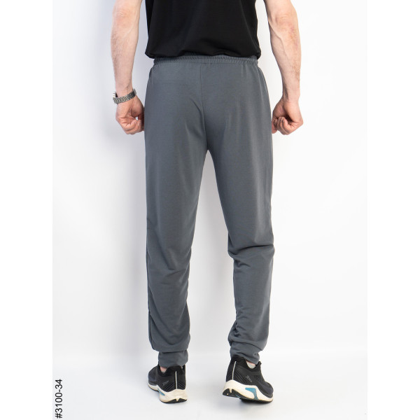 3100-34 Спортивні штани чоловічі на манжеті двунитка норма (4 од: 48,50,52,54)
