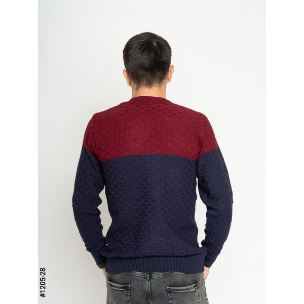 1205-28 Светр чоловічий машинне в'язання норма (3 од: М,L,XL)