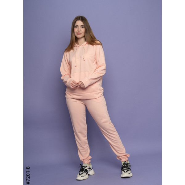 7201-8 Спортивний костюм жін кенгуру батал (4 од.: M, L, XL, 2XL)
